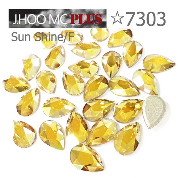 J.HOO Crystal 7303 Pear Flat Back Rhinestones 8×5mm Nail Art (10pcs)