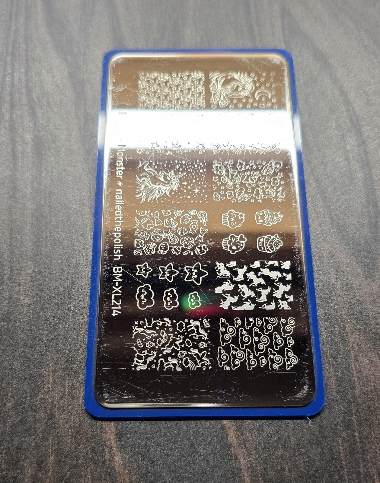 BM-XL214 Maniology Bundle Monster nailedthepolish Unicorn Nail stamp plate HTF