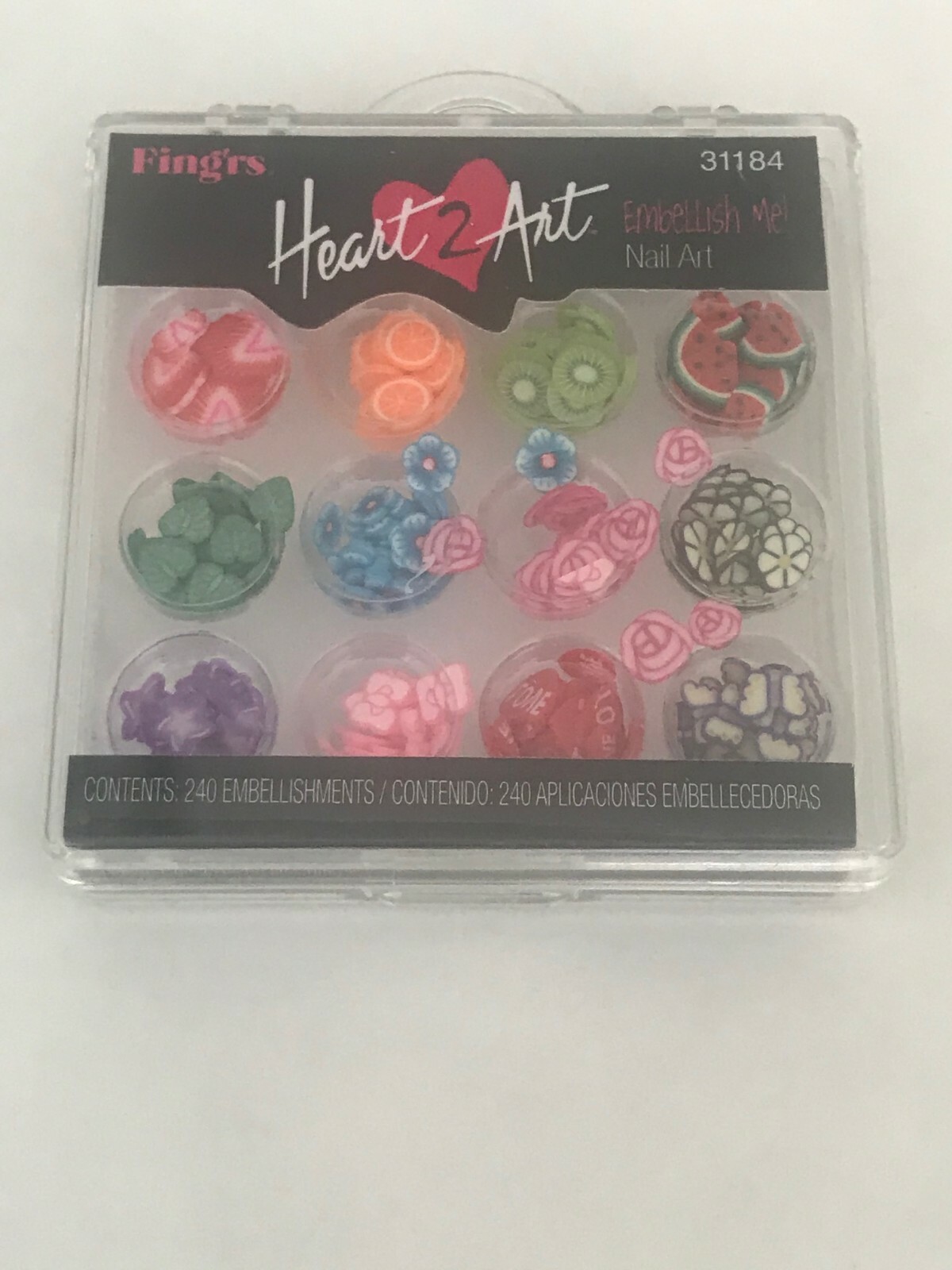 Fing’rs Heart 2 Art Finger Nail Art Embellishments Kit #31184 Embellish Me!