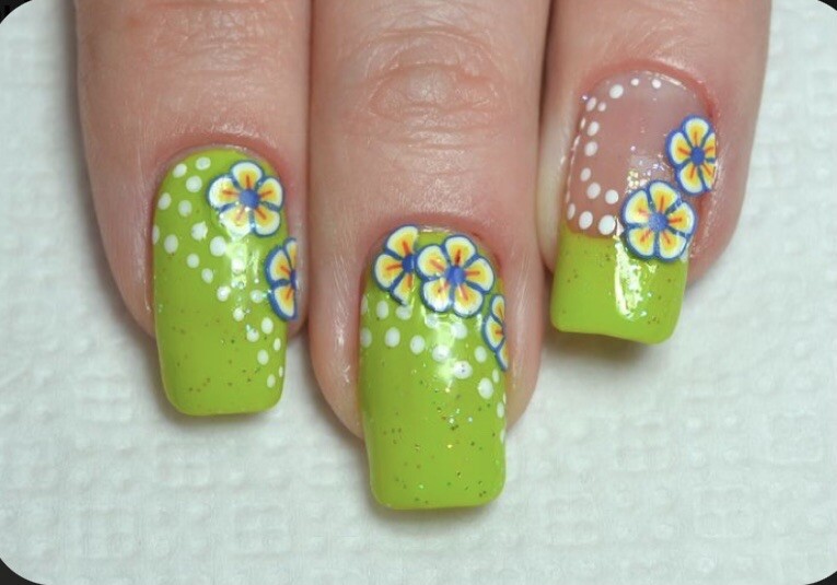 nail art decoration fruits And Flowers