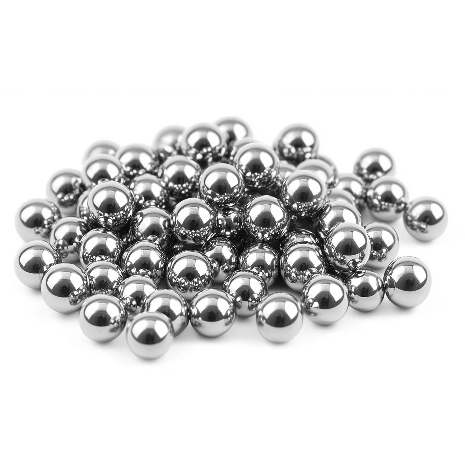 HiPicco 1/8″ Bearing Balls 304 Stainless Steel G100 Precision Balls Pack of 100