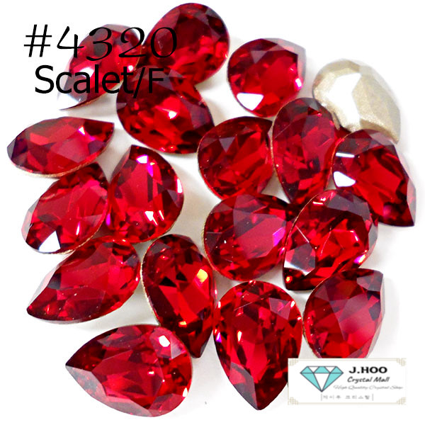 Swarovski 4320 Pear Fancy Stone 8*6mm(4pcs)