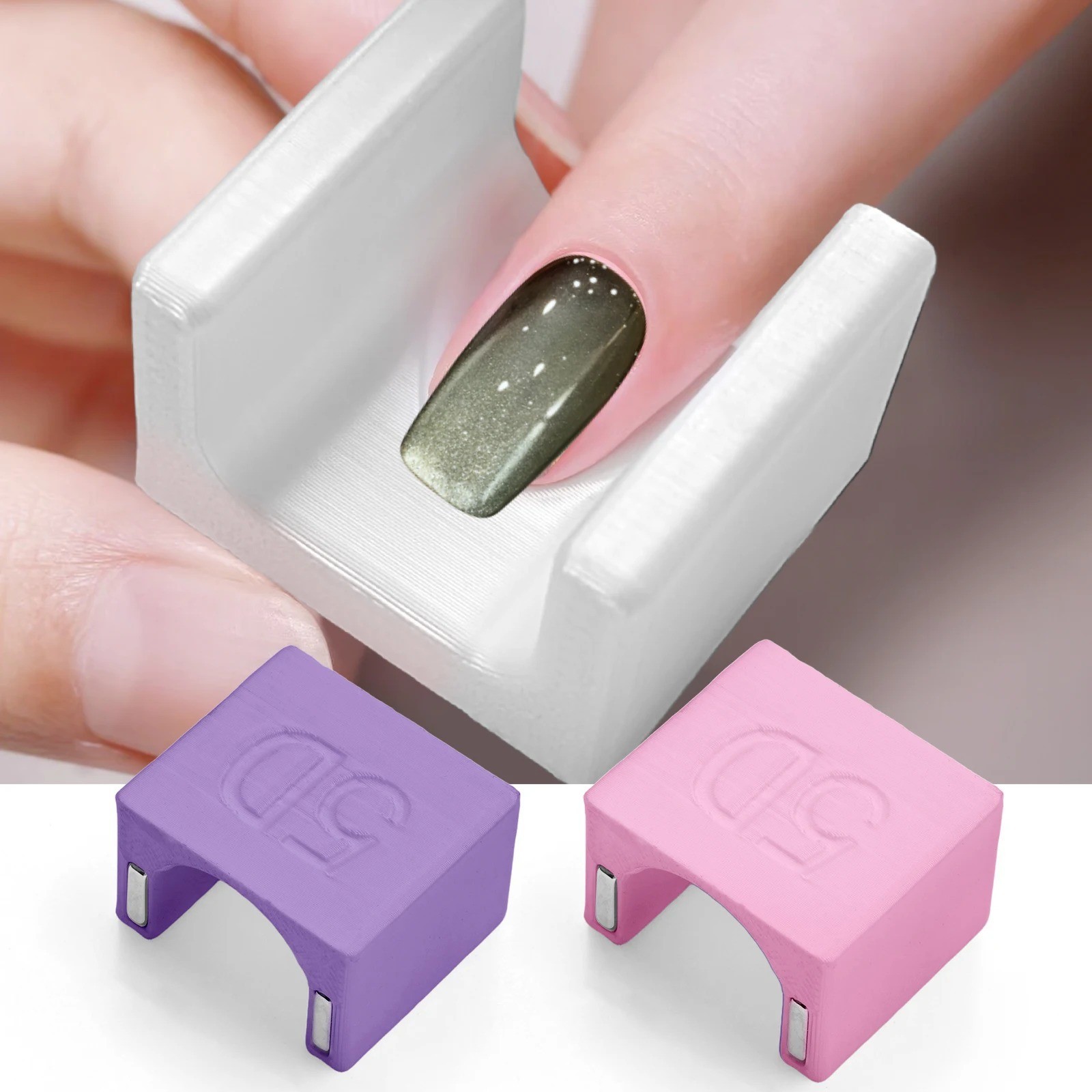 1PC U-Shaped Cat Eye Nail Art Magnet Tool
