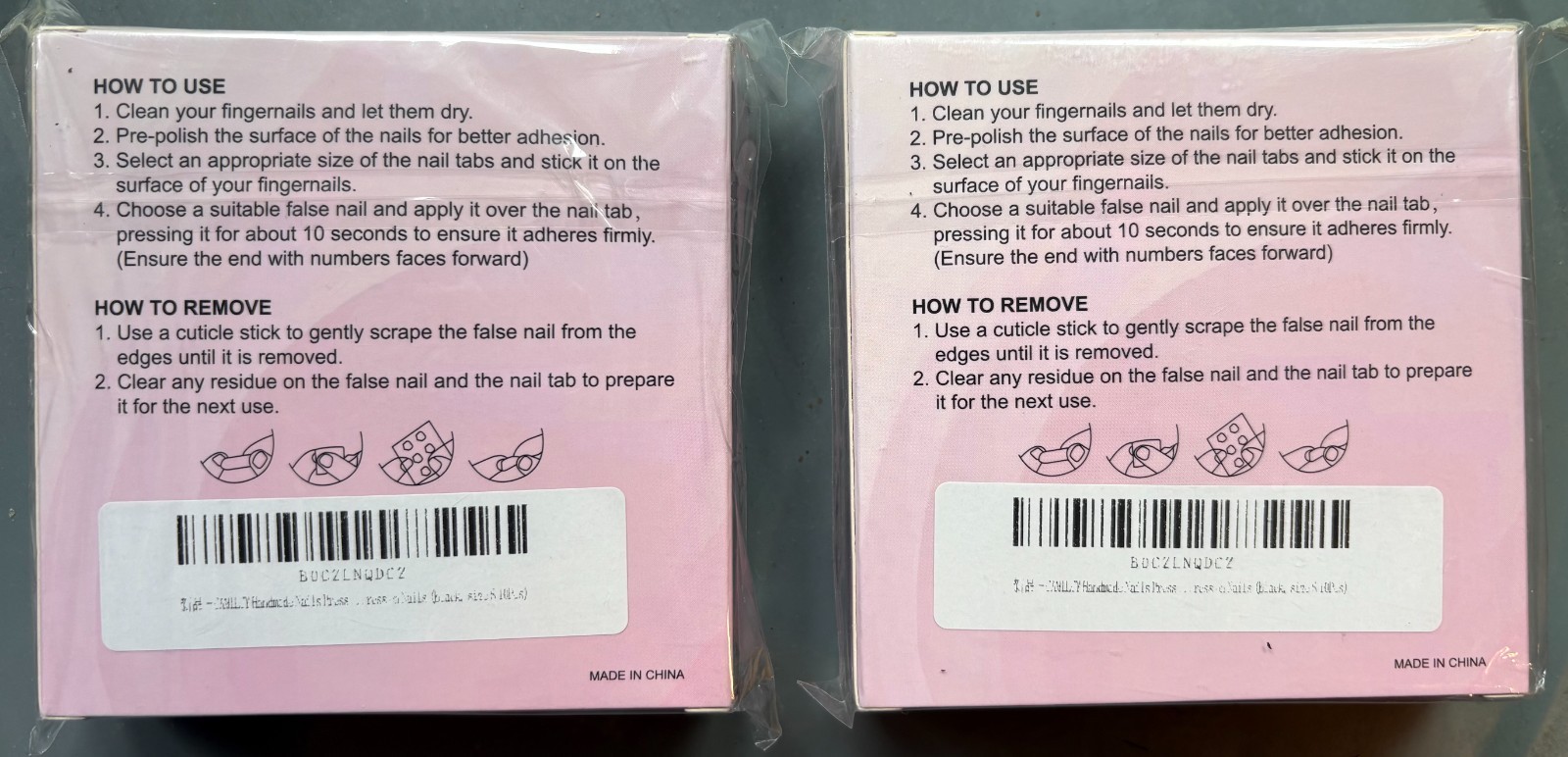 Camilcy Trendy handmade Press on Nails 2 packs (Size S) Factory Sealed Free Ship