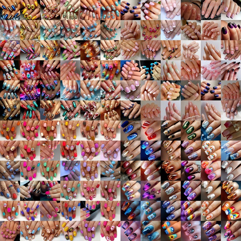 Wholesale 360PCS Press-On Nails Short Medium Easy-Apply Length Almond Square Tip