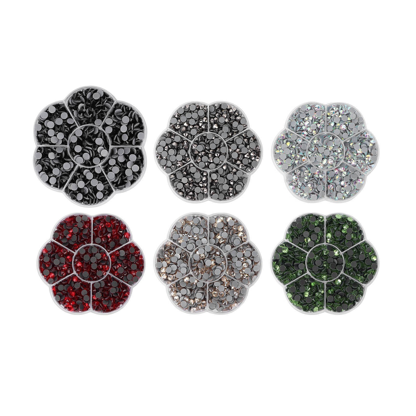 1000Pcs Rhinestones Shiny Transparent Decorative Nail Art Supplies for Girls