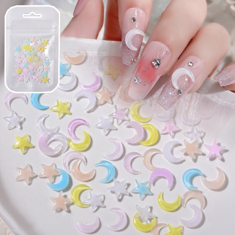 3D Bow Butterfly Nail Art Stickers Charms Decorations Cute Mixed Style Manicure