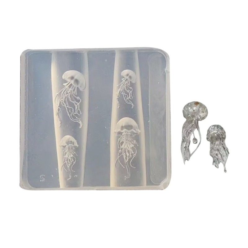 Jellyfish Shape Small Accessories Crafting Molds Present for Beauty Enthusiasts