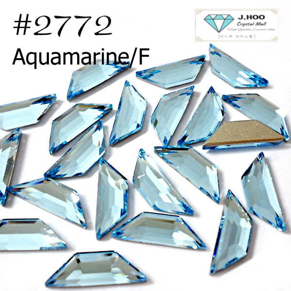 Swarovski 2772 Trapeze Flat Back 6.5*2.1mm(15pcs)