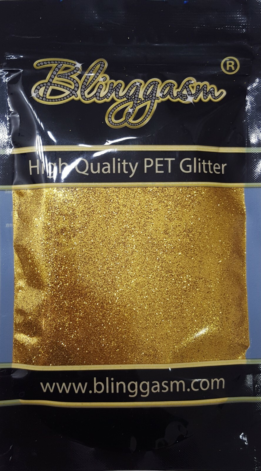 METALLIC SOLVENT RESISTANT GLITTER 3.5 OZ BY WEIGHT #3 B0202 GOLD