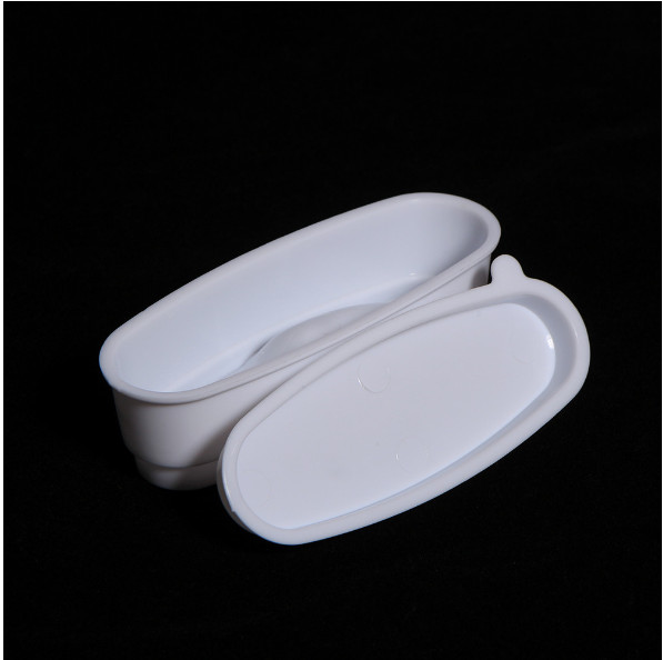 White French Acrylic Nail Box Nail Art Container Powder Storage Box DIY Nai