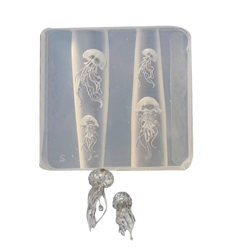 Jellyfish Shape Small Accessories Crafting Molds Present for Beauty Enthusiasts