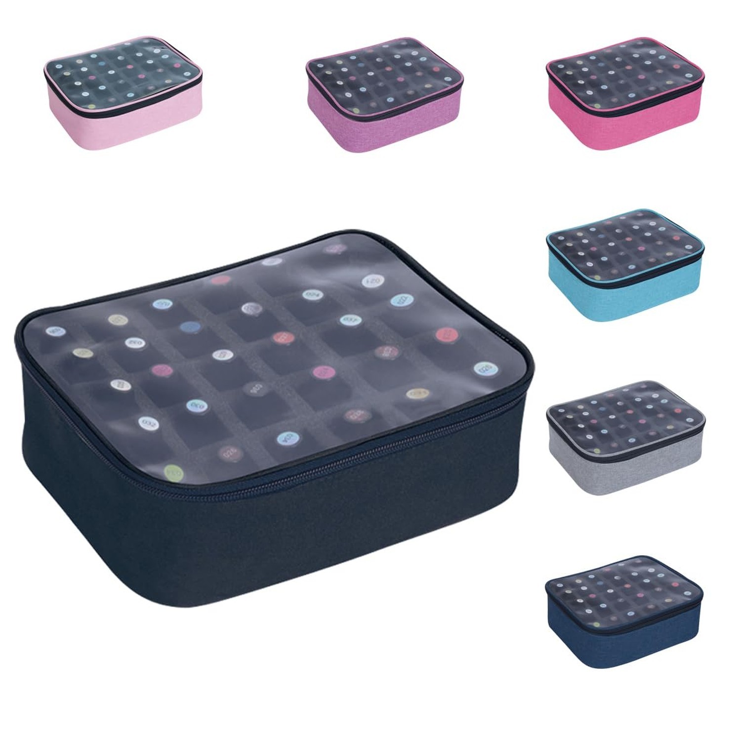 Small Clear Nail Polish Organizer Holds 30 bottles(15ml-0.5fl.oz) Nail Polish…