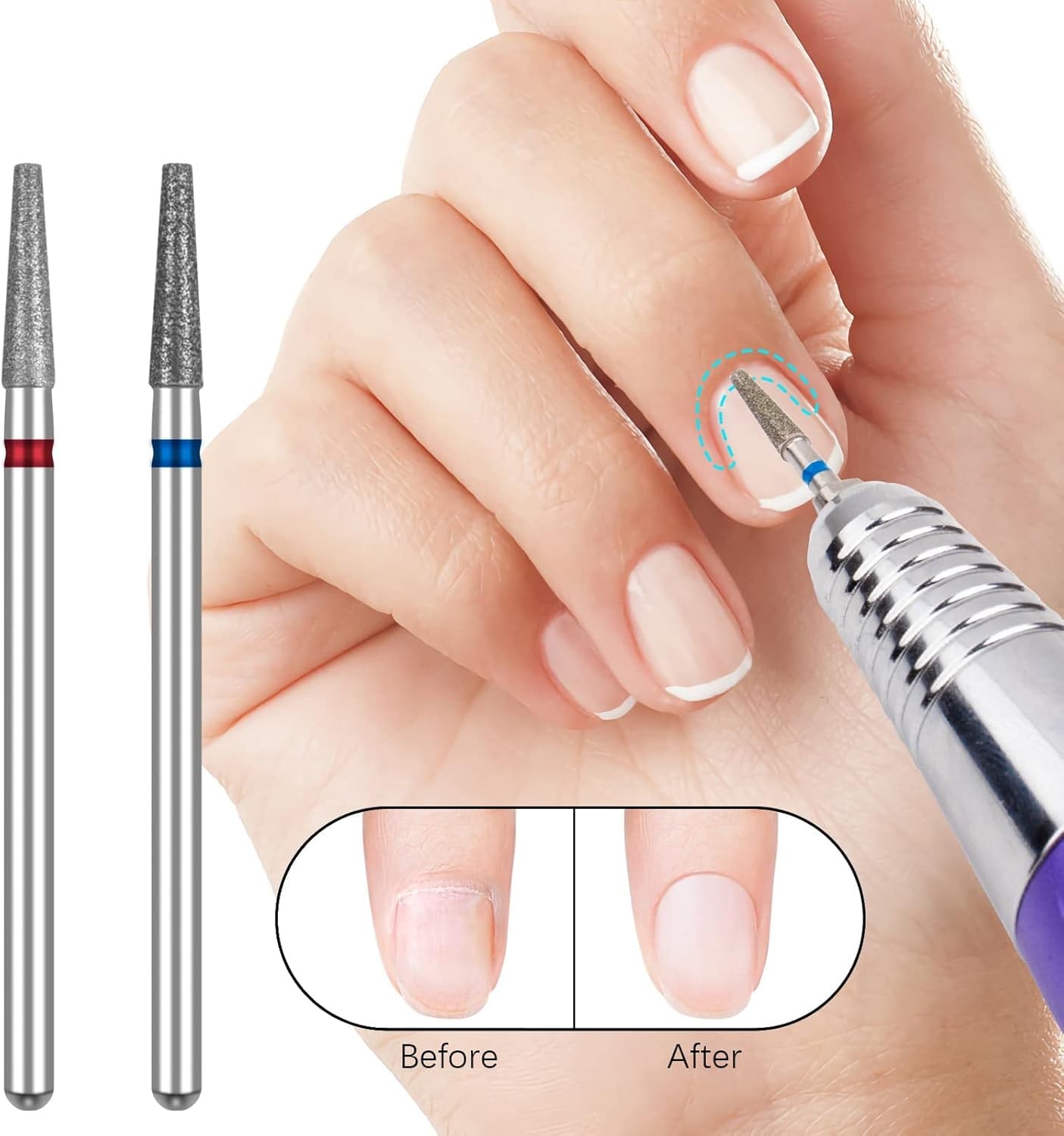 Nail Drill Bits Cuticle Nail Drill Bit Tapered Cuticle Drill Bits