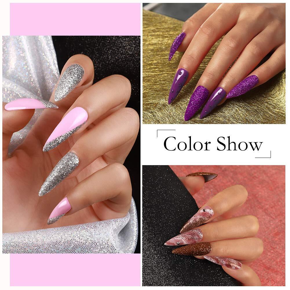 Full Acrylic Nail Art Starter Kit Acrylic Glitter Powder Manicure Set Care Tools