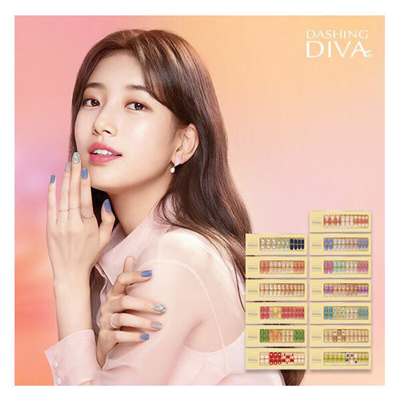 DASHING DIVA Magic Press Nail Sherbet SUPER Slim Fit Soft Shine Gel Nail Sticker