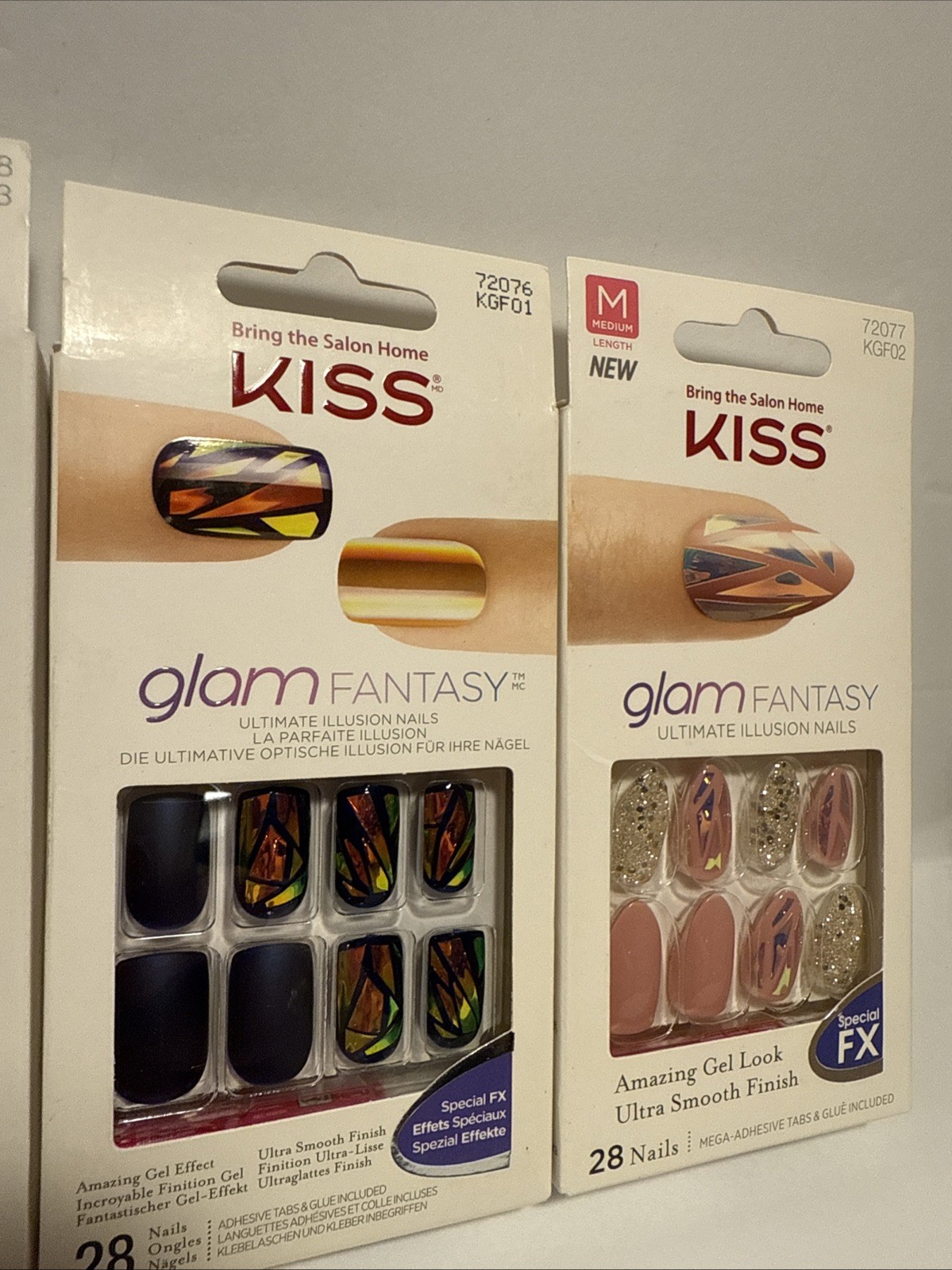 Kiss Nails💅Glam Fantasy Medium/Large you choose!New designs more on my page 👀