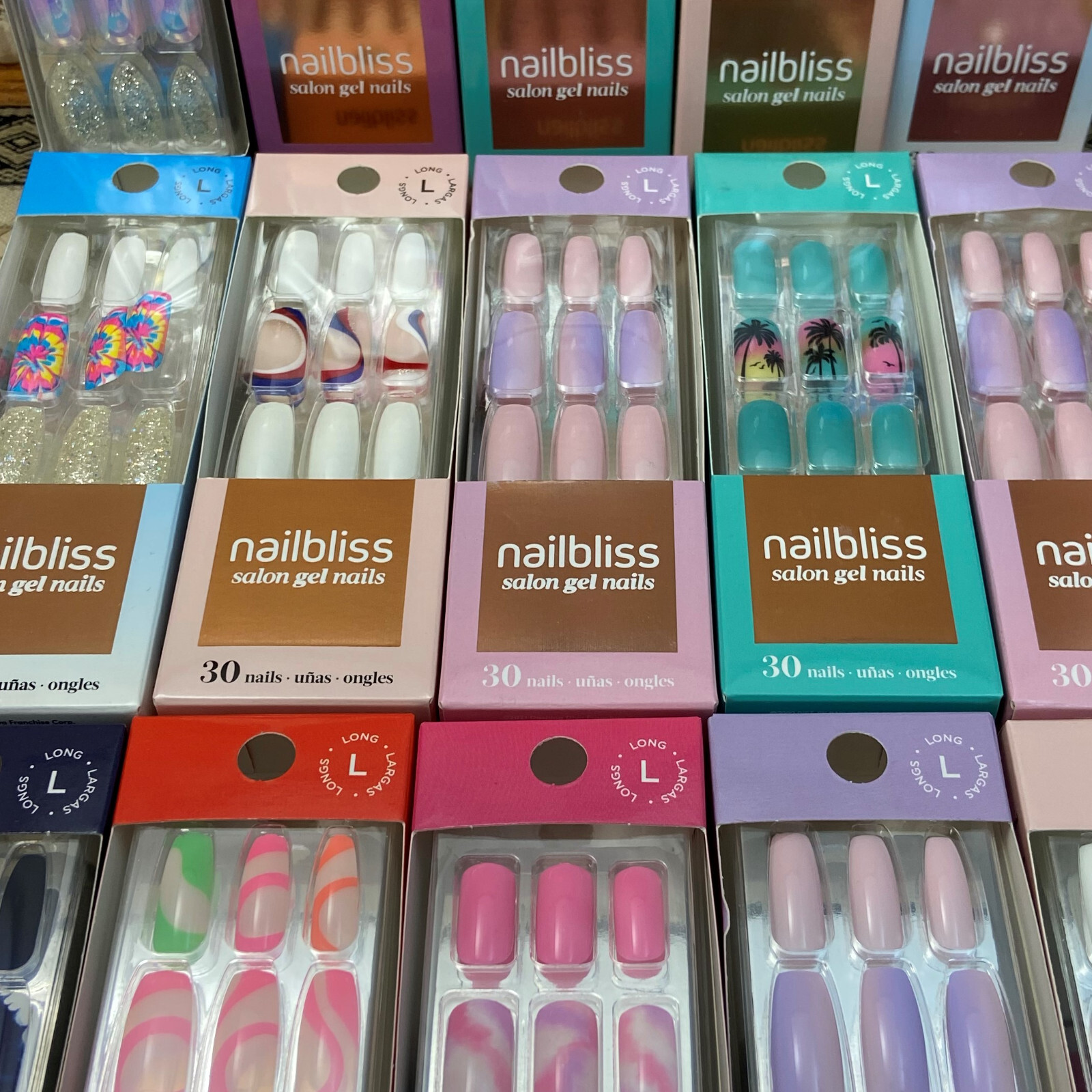 Nail Bliss (Dashing Diva) glue-on nails. Choose your style(s). Qty discounts.