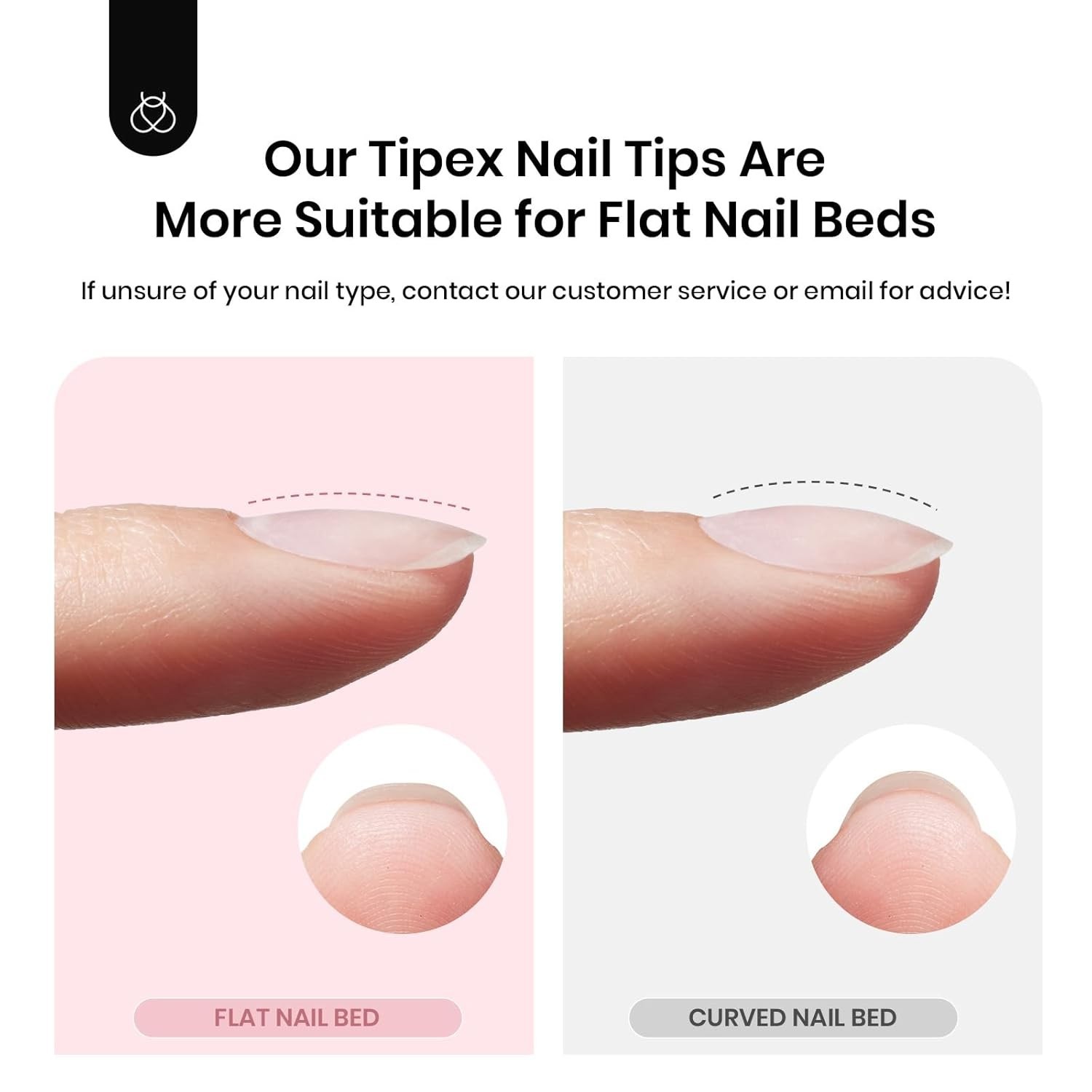 Beetles Tipex Instant Apex Nail Tips Almond Medium Acrylic Nail Tips, Pre-Etched