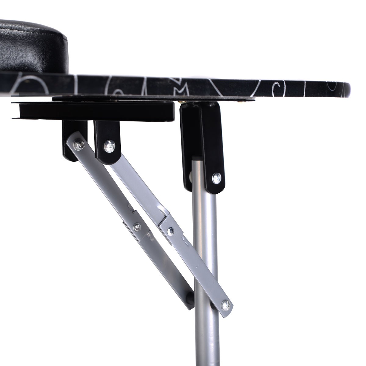 Topbuy Portable Nail Table Folding Manicure Nail Desk W/ Drawer & Wrist Rest