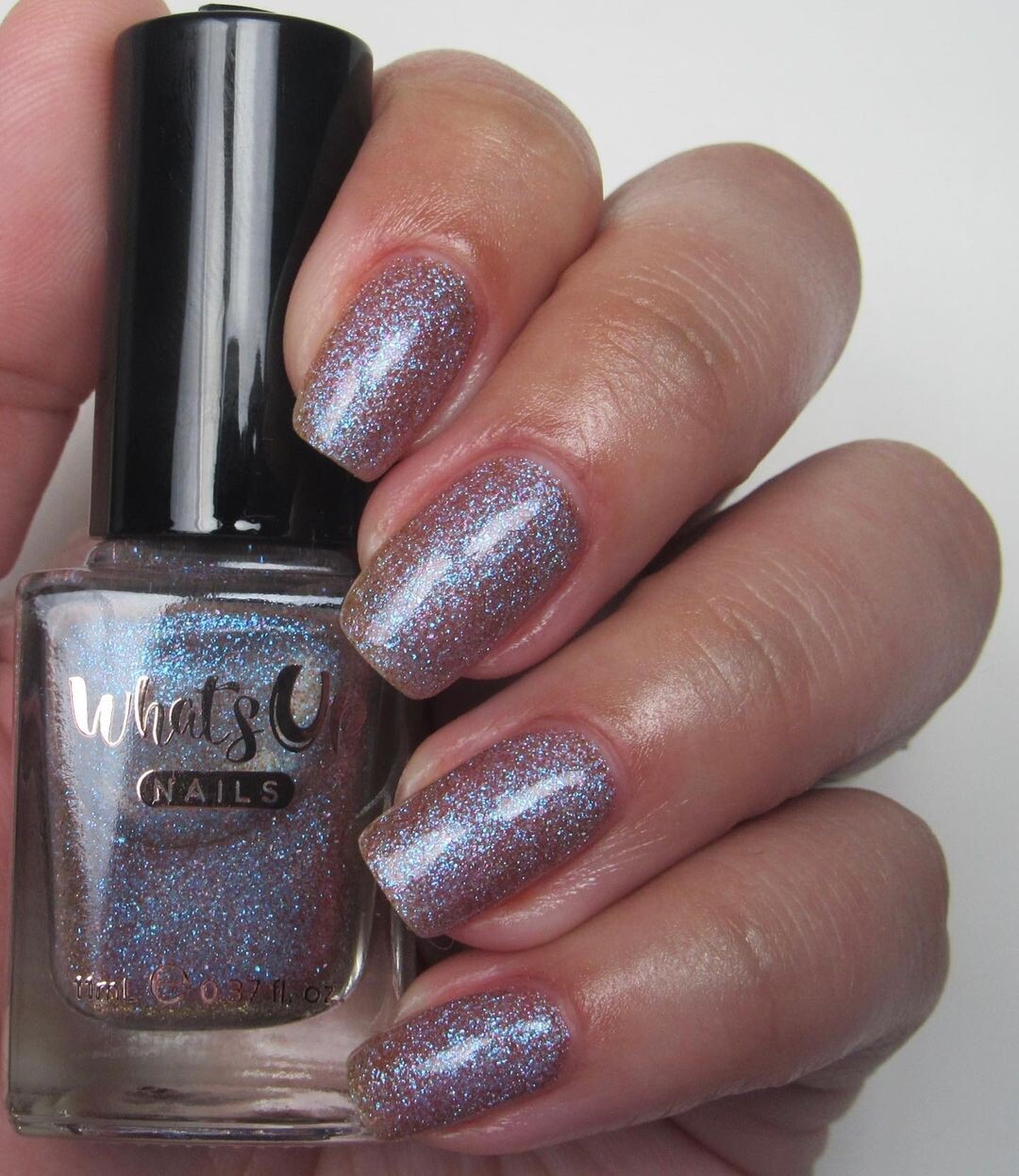 Crystal Nail Polish (Purple Base Blue to Pink Duochrome Shimmer) for Nail Art