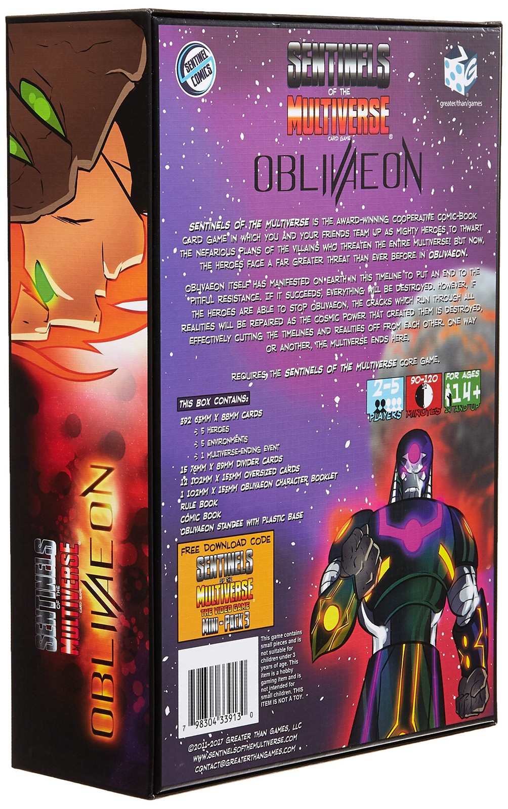 Greater Than Games | Sentinels of The Multiverse: Oblivaeon Medium, Red