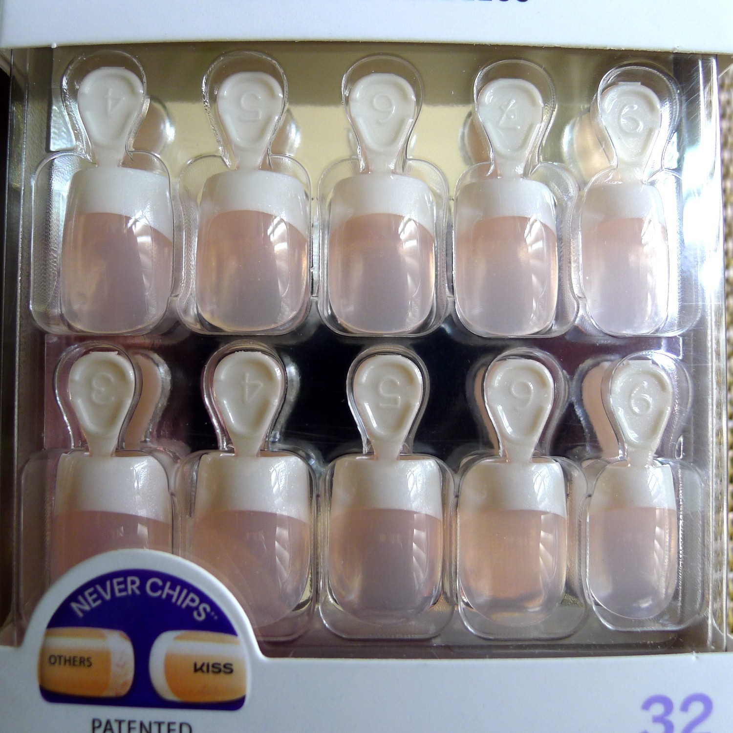 Kiss Nails Glam 3D Jeweled and Core French for Home Manicure