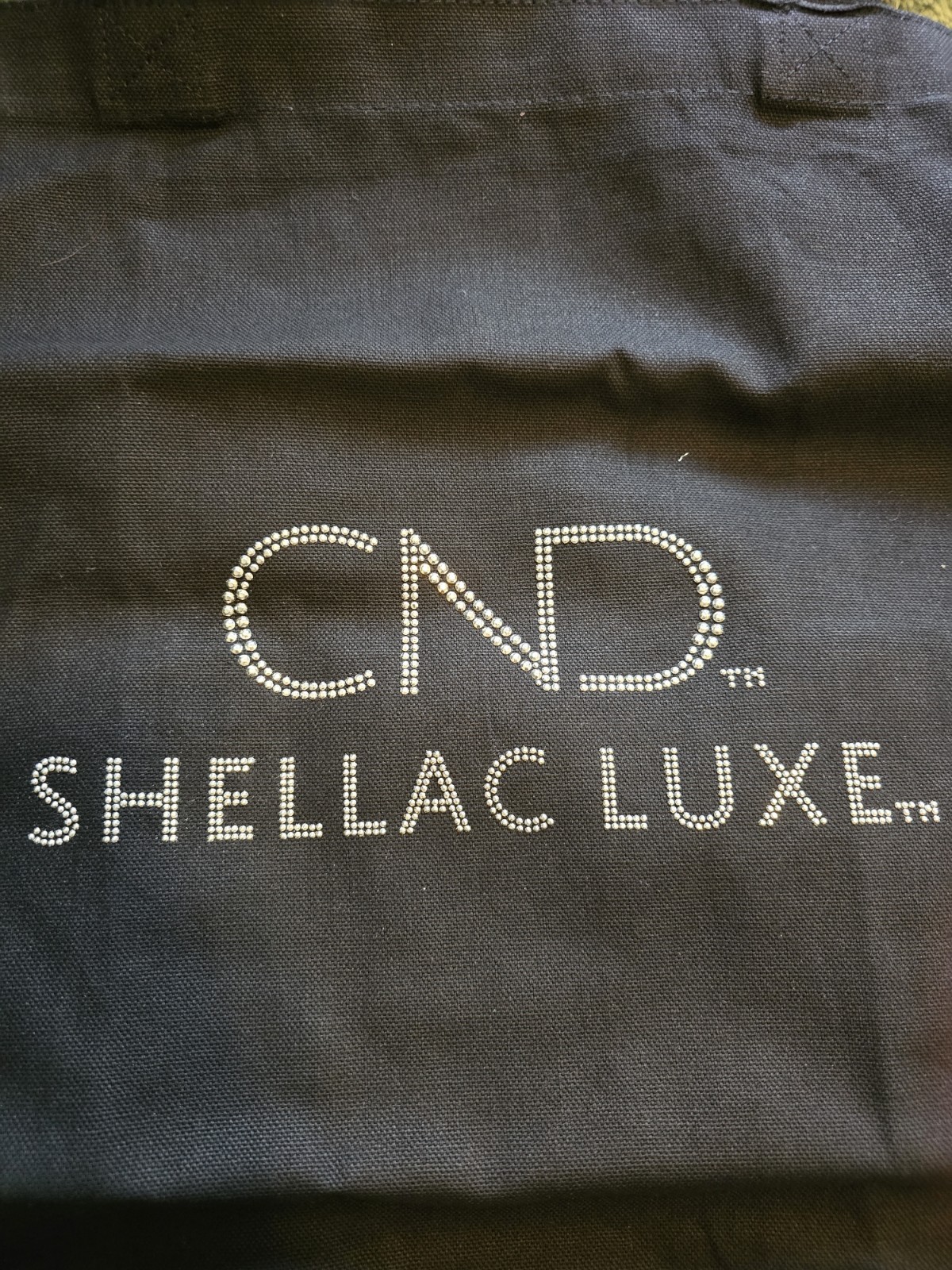 15 CND Shellac Luxe Black tote bags studded logo CND (Creative Nail Design)