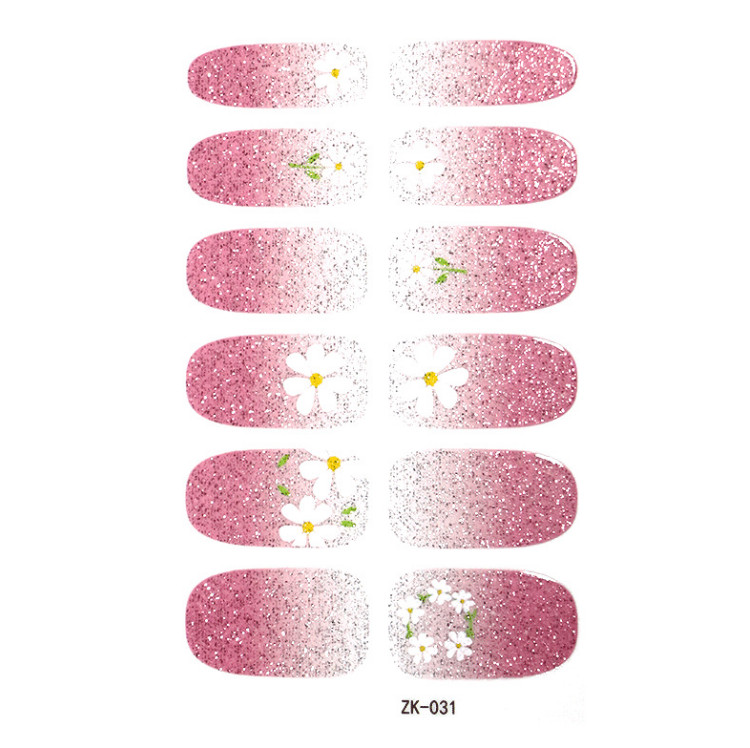 Nail Art Stickers Self Adhesive Polish Wraps Full Cover Beauty Nail Sticker NS29