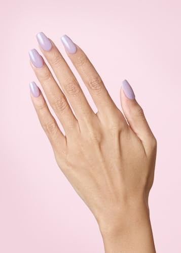 Semi Cured Gel Nail Strips () – Purple, Solid, Works with Any N Cream Lavender