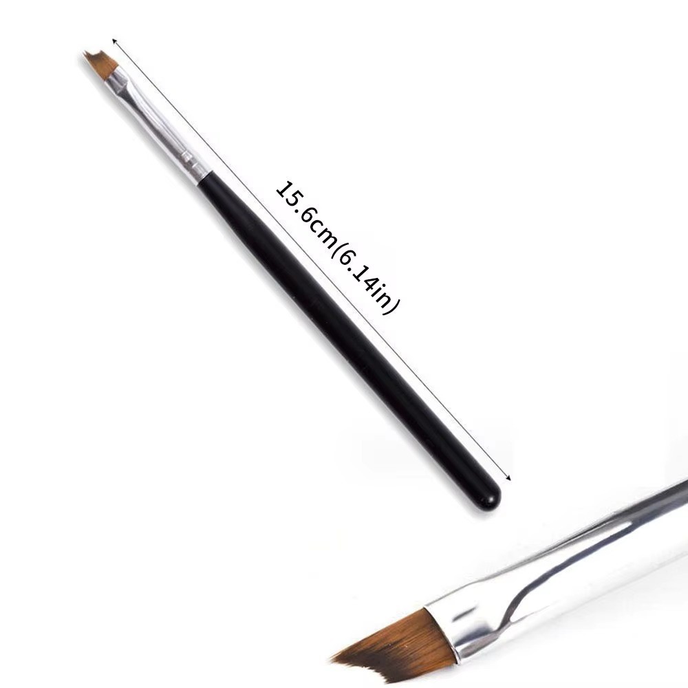 Drawing Brush Nail Art Tool Smile Half Moon Shape French Nail Painting UV Gel UK