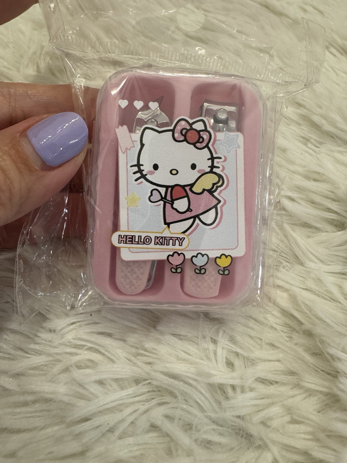 (Set of 2) Hello Kitty Nail Clipper Cutter And Toe Nail Cutter In A Box