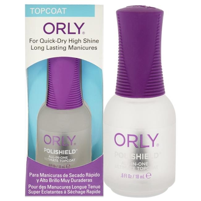 Orly I0127366 0.6 oz Polished All-in-One Ultimate Top Nail Polish Coat for Women