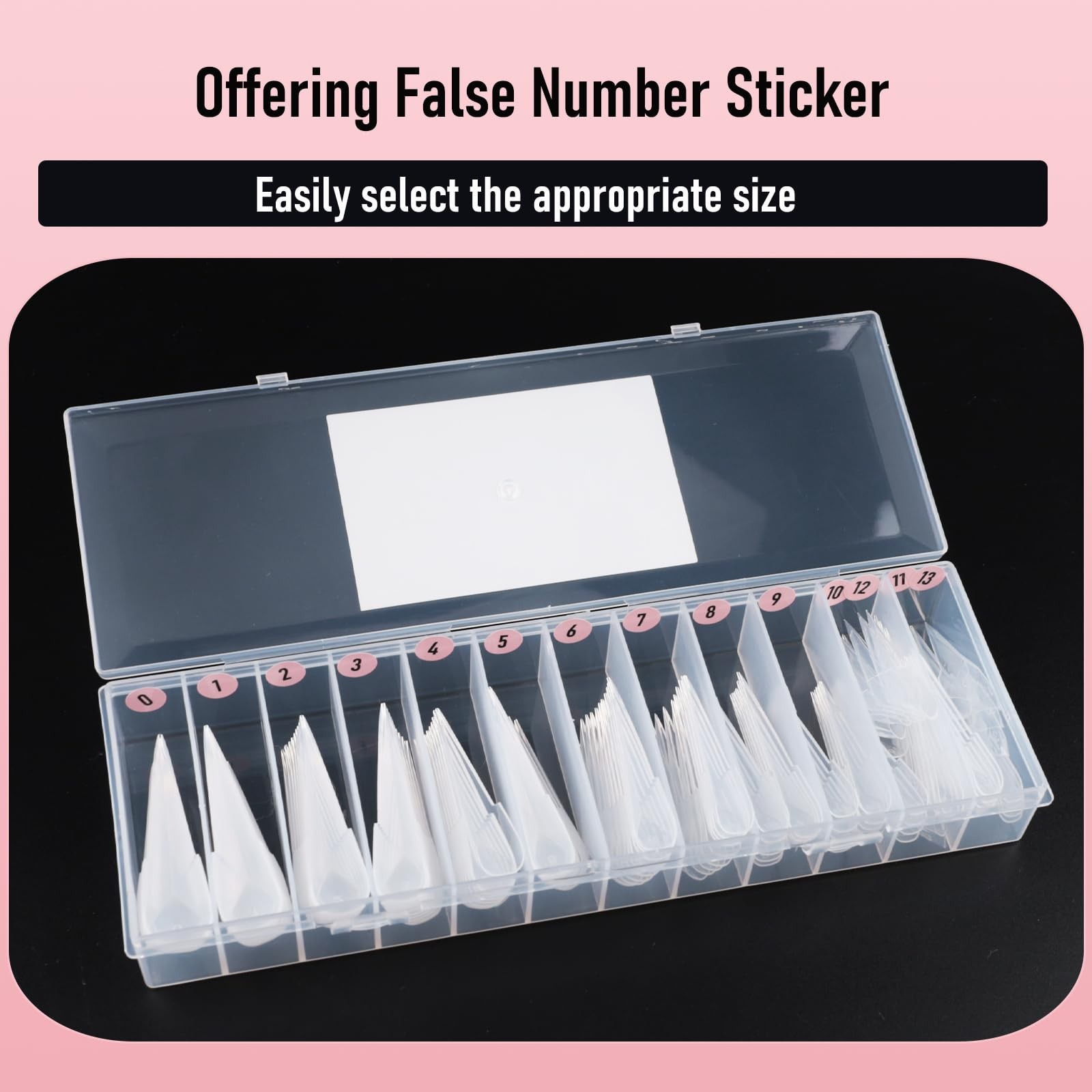 Wellquinn Mecha Dragon Claw Dual Nail Forms, Extra Long Long, clear