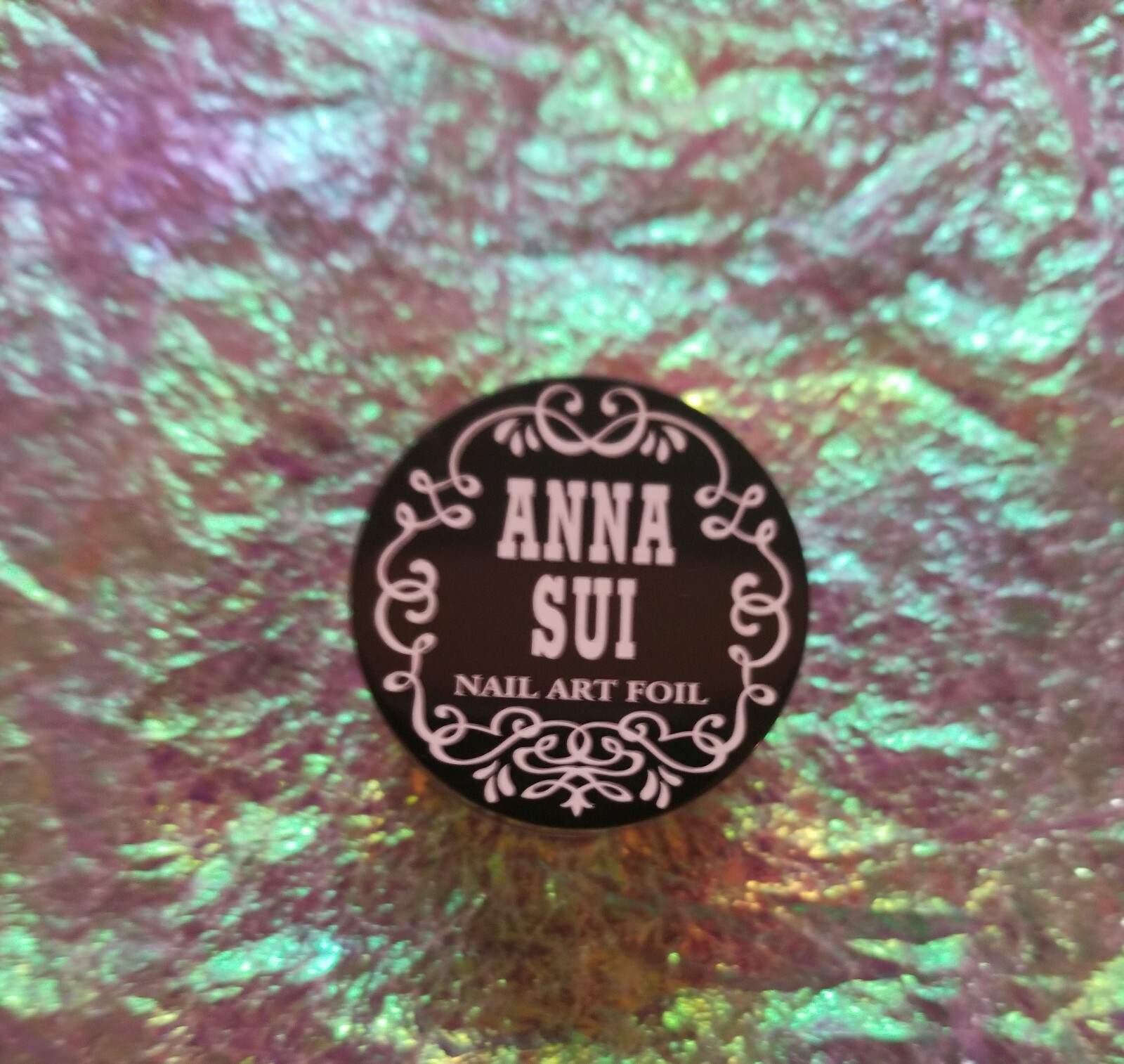 Anna Sui Nail Art Foil Bronze Gold NIB LIMITED EDITION 17g
