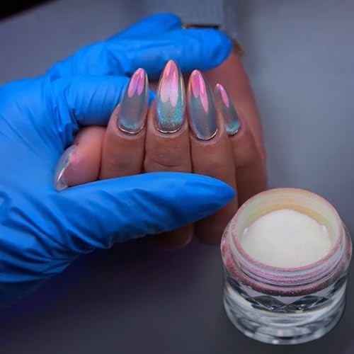 Chrome Nail Powder Holographic Aurora Pigment 0.5g UV Gel Acrylic Resin Craft