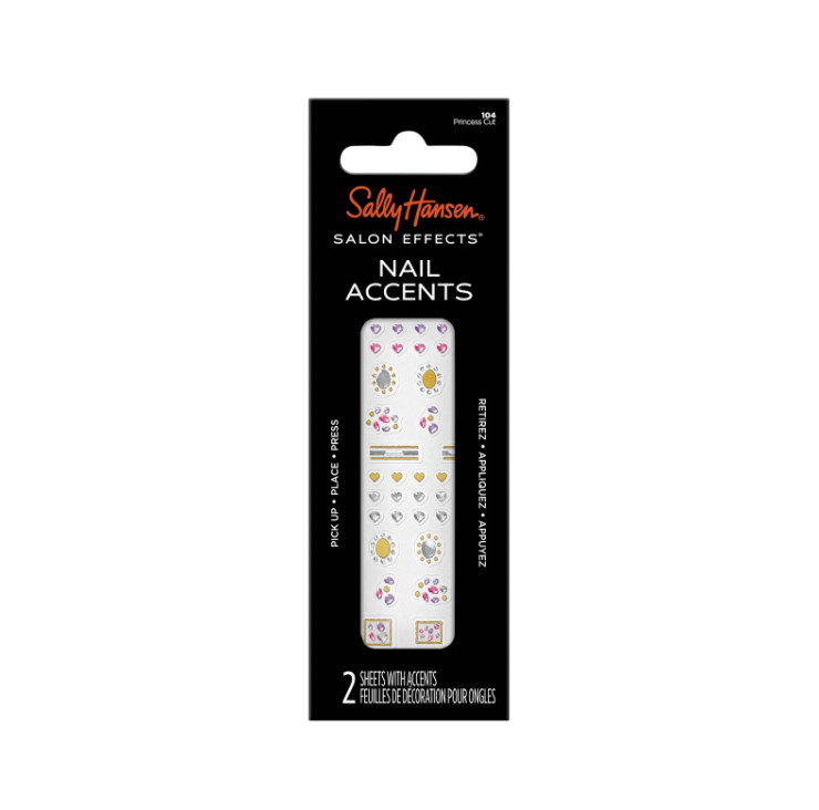Lot of 3 Assorted Sally Hansen Salon Effects Nail Accents, Nail Art Decals