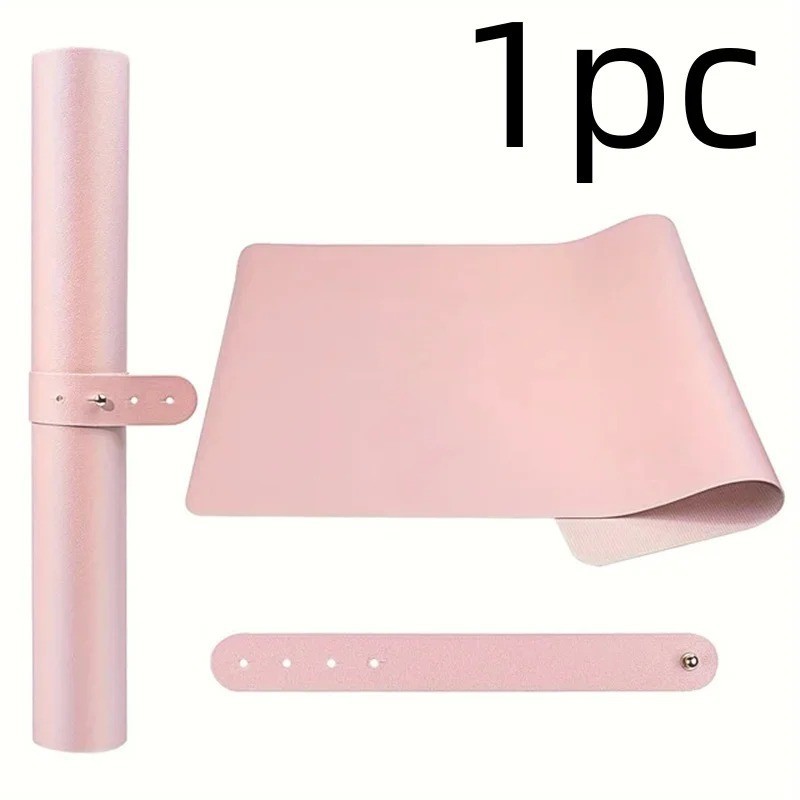 Foldable Nail Art Hand Rest Pad Table Mat Waterproof PU Leather Manicure Tool UK