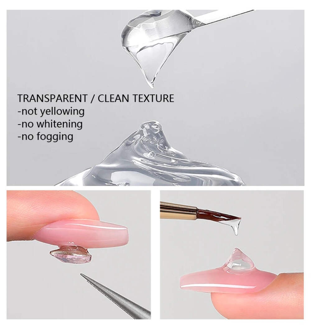 CHUNSHU Super Strong Sticky Nail Glue Gel For Rhinestones Nail Art Decorations 1