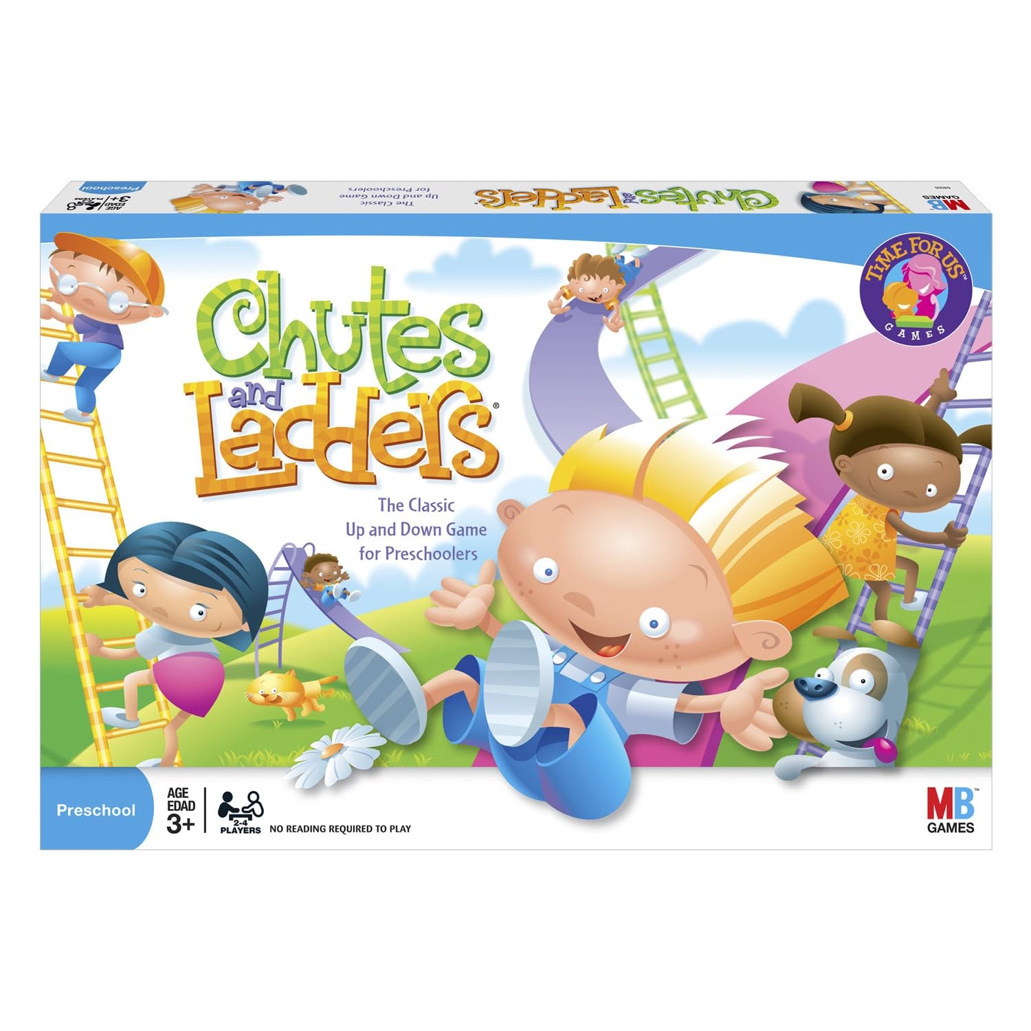 Hasbro Gaming Chutes and Ladders Board Game, 1.46 x 15.75 x 10.51, Multicolor