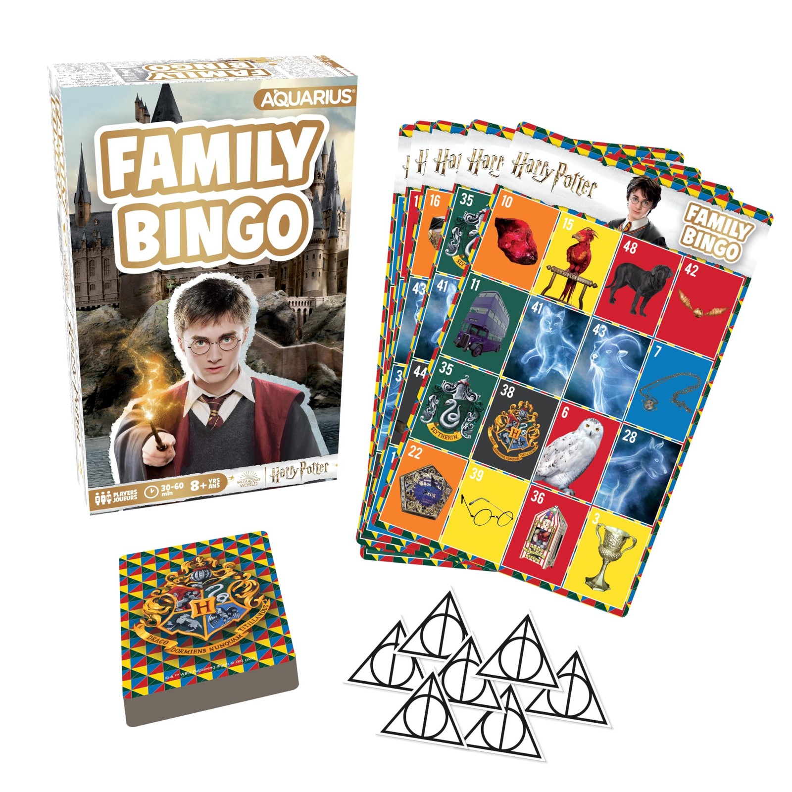 Aquarius Harry Potter Family Bingo Game – Fun One Size,