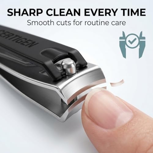 Nail Clippers Set 6 -Pack – Includes Toenail Clippers, Fingernail Clipper, and