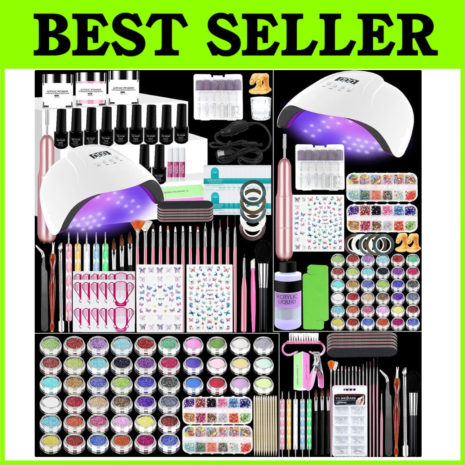 Complete Acrylic Nail Kit for Beginners