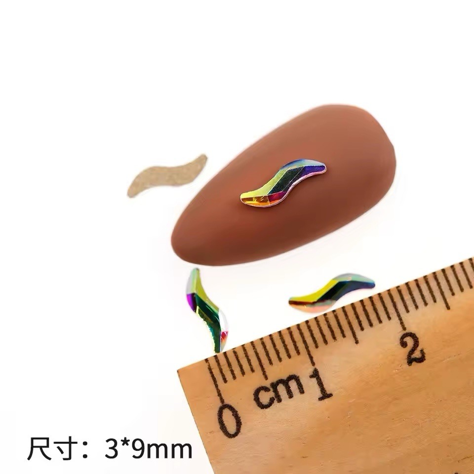 Top Czech AB Crystal Flatback Rhinestone Nail Art Decoration Multi Shape 40PCS