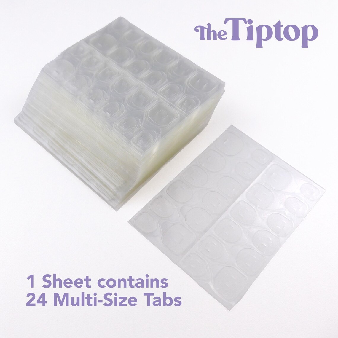 Strong Adhesive Nail Tabs for Press On Nails Glue Pads | Easy Removal
