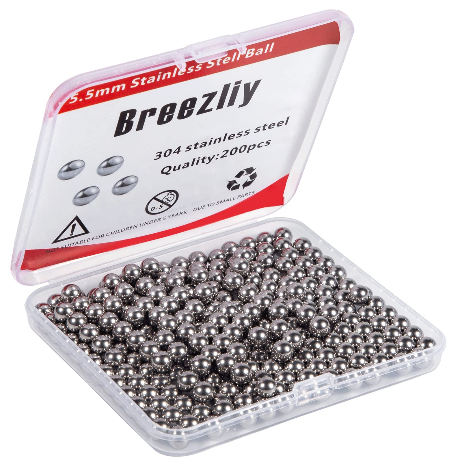 Breezliy 200 pcs Paint Mixing Balls Stainless Steel Mixing Agitator Balls for…