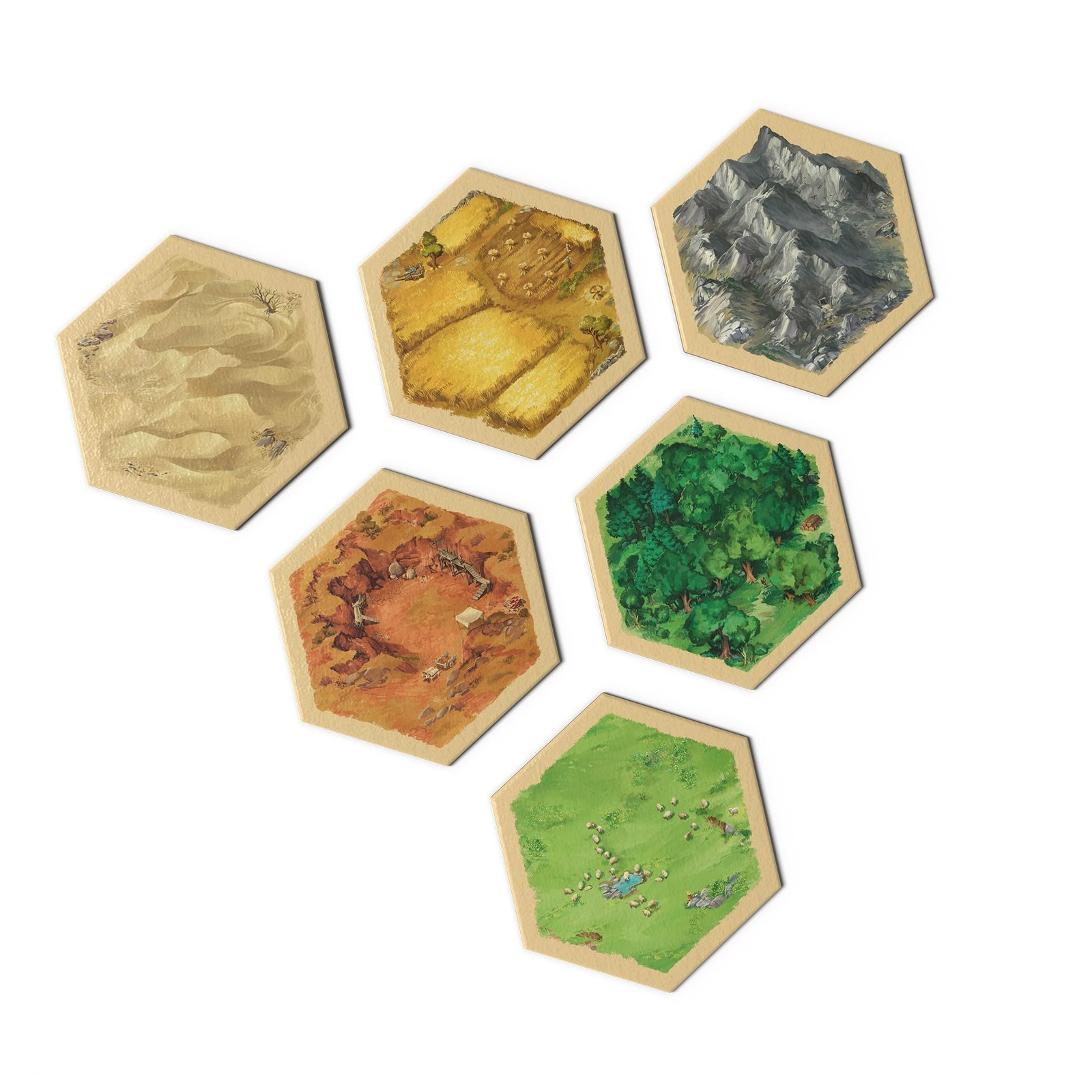 CATAN Board Game (6th Edition) Trade, 11.7 x 3.7 x 0.1 inches, Multicolor
