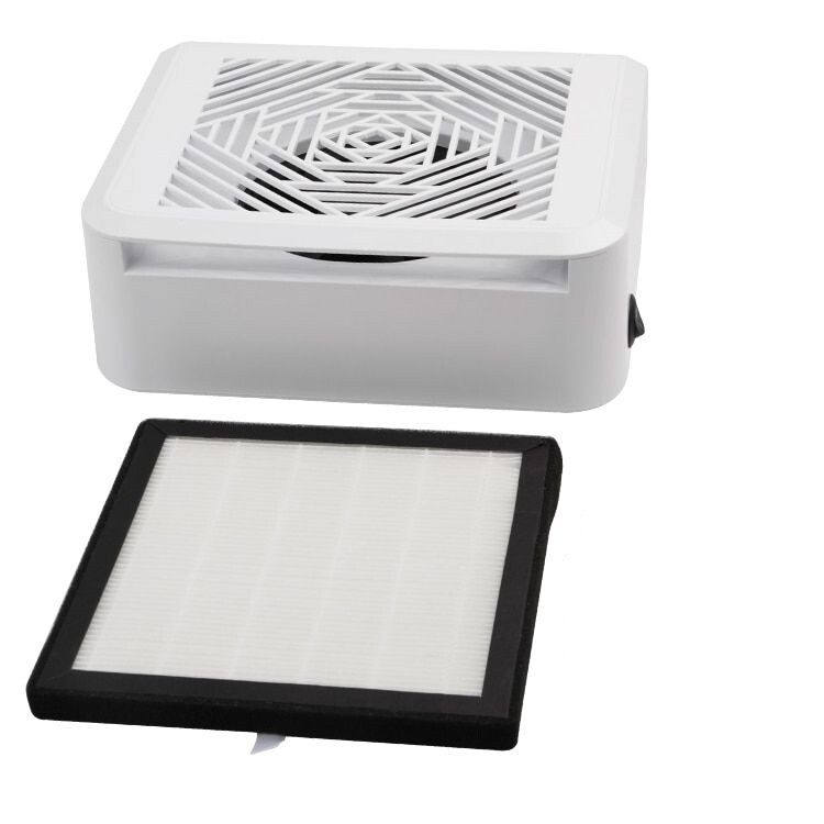 Nail Dust Collector Fan Vacuum Cleaner Machine For Acrylic Gel Powerful 45W Tool