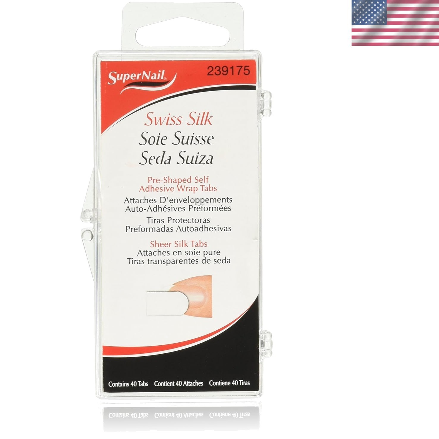 Frizz Control with Swiss Silk Wrap Nano Ceramic Tabs – 40 Self-Adhesive Pieces