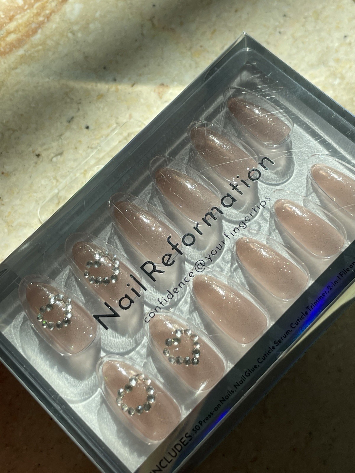 Salon Quality Nail Reformation 30 Pieces Of Press On Nail Set A011